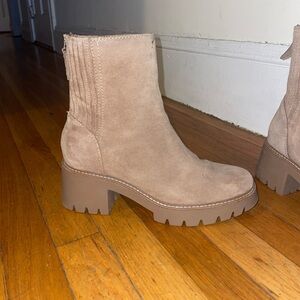 Brown Waterproof Dolce Vita booties, size 9, never worn